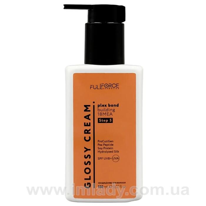 Термозахисний крем-блиск 18mea Full Force glossy cream plex building 150 мл